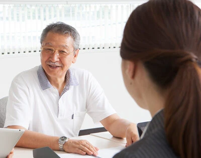 配送設置の打ち合わせのイメージ