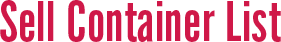 Sell Container List