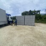 20F中古コンテナグレー塗装 4