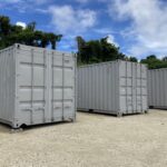 20F中古コンテナグレー塗装 5