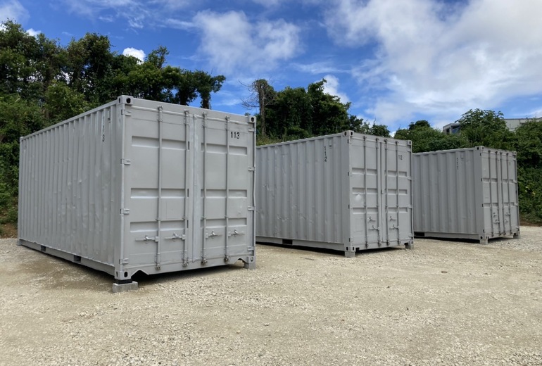 20F中古コンテナグレー塗装 5