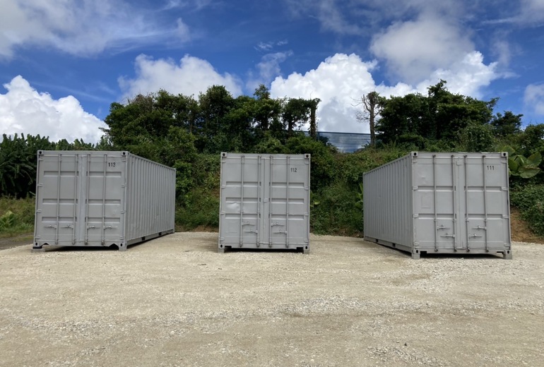 20F中古コンテナグレー塗装 6