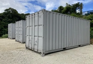 20F中古コンテナグレー塗装