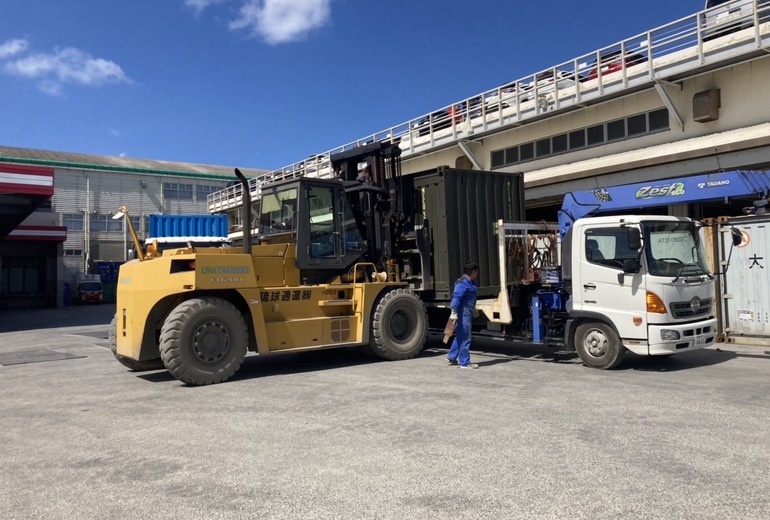 12F新品コンテナアーミーグリーン 1