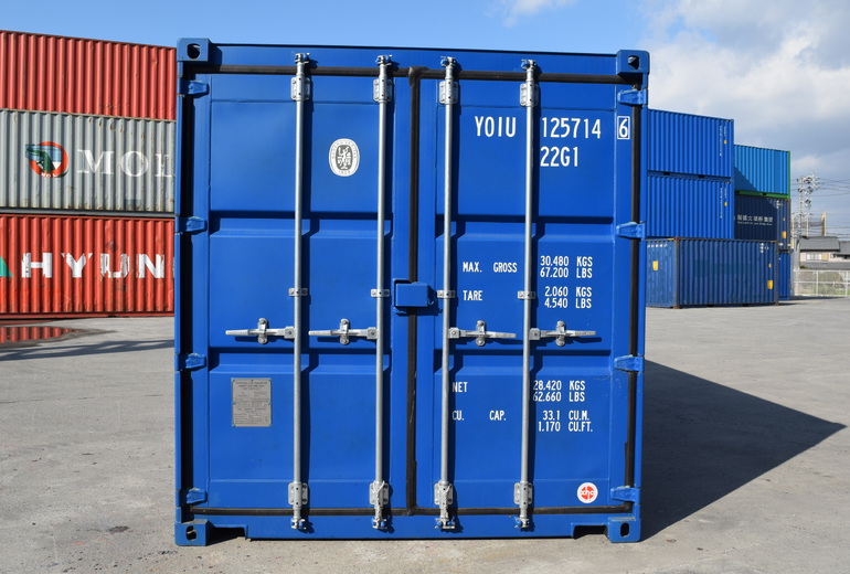 先行予約受付中♪ 20Fコンテナ ★新品★ ブルー色 （ISOコンテナ規格海上コンテナ） 3