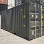 ☆先行予約受付中☆20Fコンテナ ★新品★ アーミーグリーン色 （ISOコンテナ規格海上コンテナ） 2