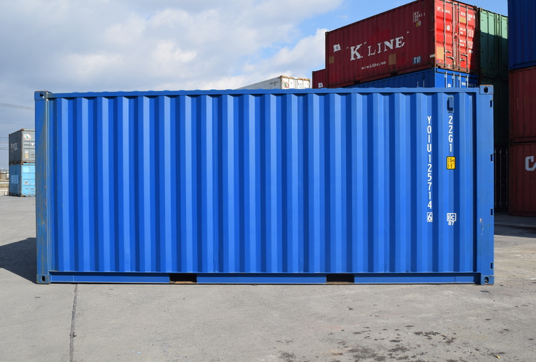 先行予約受付中♪ 20Fコンテナ ★新品★ ブルー色 （ISOコンテナ規格海上コンテナ） 2