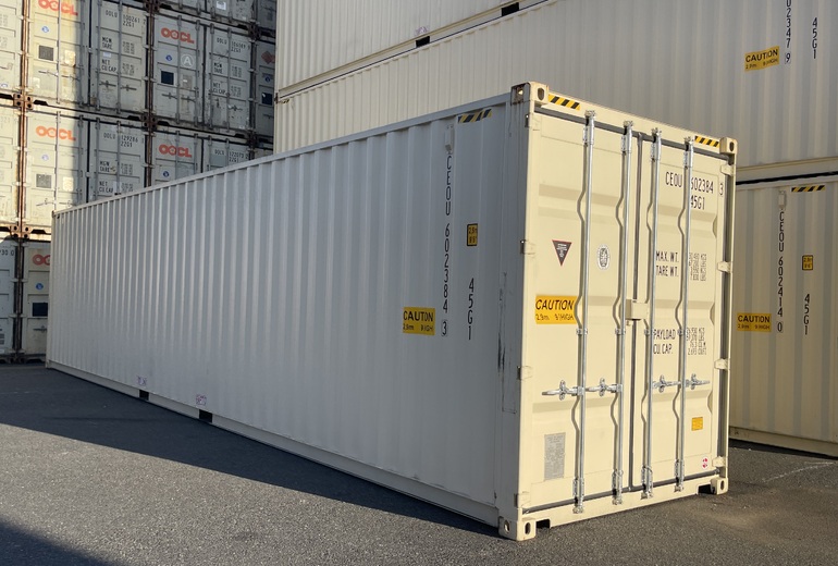 ４０Fコンテナ ★新品★ハイキューブ （ISOコンテナ規格海上コンテナ） 現在在庫あり 1