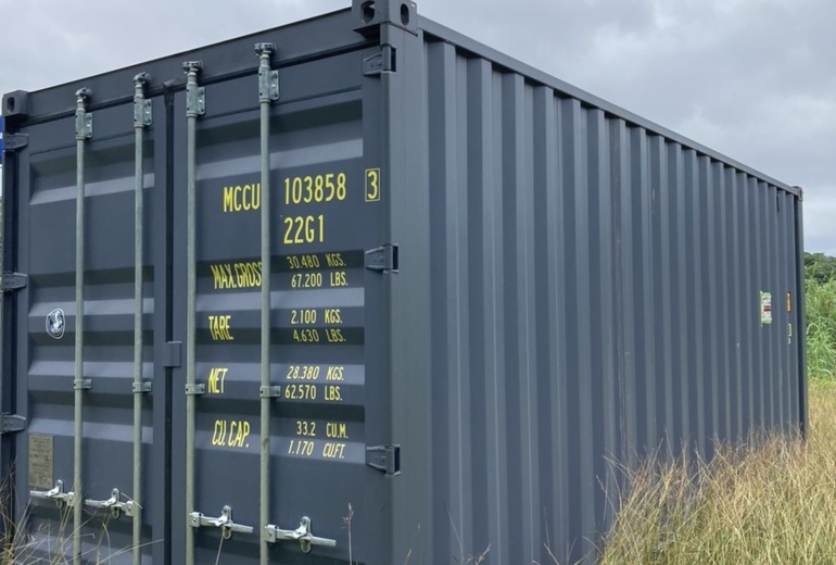 20F新品コンテナ（ダークグレー）　沖縄県名護市 5