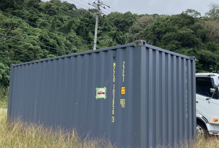 20F新品コンテナ（ダークグレー）　沖縄県名護市 6