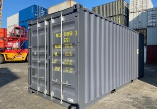 20F新品コンテナ（ダークグレー）　沖縄県名護市