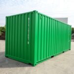 ☆先行予約受付中☆20Fコンテナ ★新品★ ライトグリーン色 （ISOコンテナ規格海上コンテナ） 3