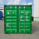 ☆先行予約受付中☆20Fコンテナ ★新品★ ライトグリーン色 （ISOコンテナ規格海上コンテナ） 5