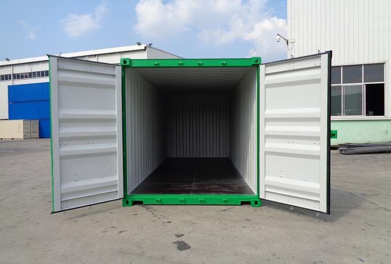 ☆先行予約受付中☆20Fコンテナ ★新品★ ライトグリーン色 （ISOコンテナ規格海上コンテナ） 6