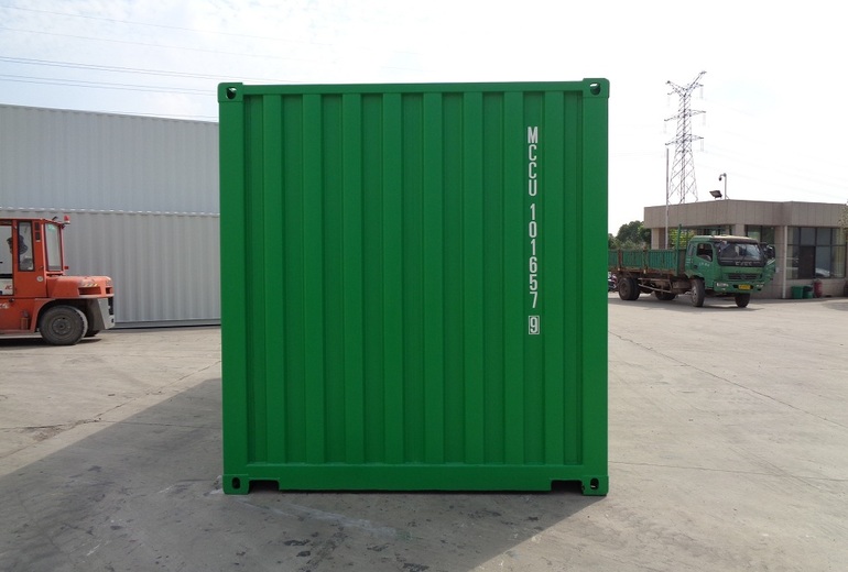 ☆先行予約受付中☆20Fコンテナ ★新品★ ライトグリーン色 （ISOコンテナ規格海上コンテナ） 1
