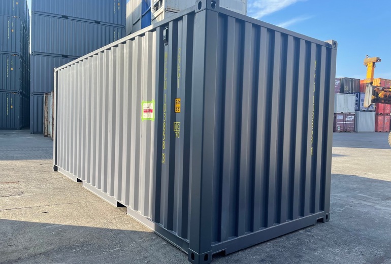 ☆先行予約受付中☆ 20Fコンテナ ★新品★ ダークグレー色 （ISOコンテナ規格海上コンテナ） 4