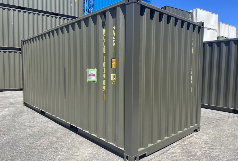 20F新品コンテナ（アーミーグリーン）納品！ 1