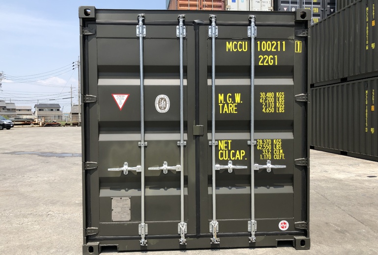 20F新品コンテナ（アーミーグリーン）が10月中旬にサンプルヤードに登場！！ 1