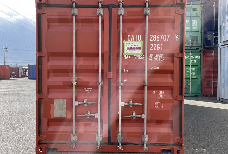 20F中古コンテナ（未塗装品） | ロニーコンテナ沖縄営業所