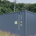 本部町　20F新品コンテナ（ダークグレー）納品！ 2