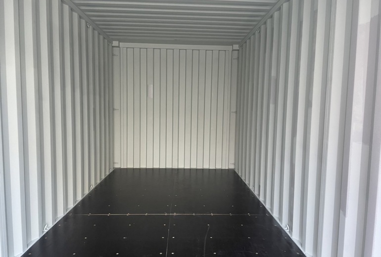 西原町　納品完了（20F新品コンテナ　ダークグレー） 4