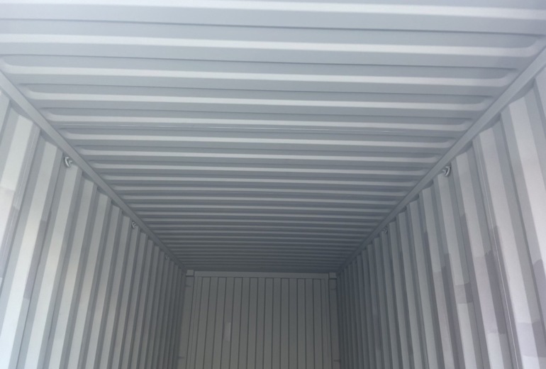 西原町　納品完了（20F新品コンテナ　ダークグレー） 5