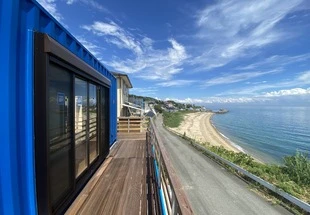 本社案件（淡路島　20F新品コンテナブルー）