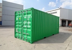 20Fコンテナ　★新品★　ライトグリーン色　（ISOコンテナ規格海上コンテナ）