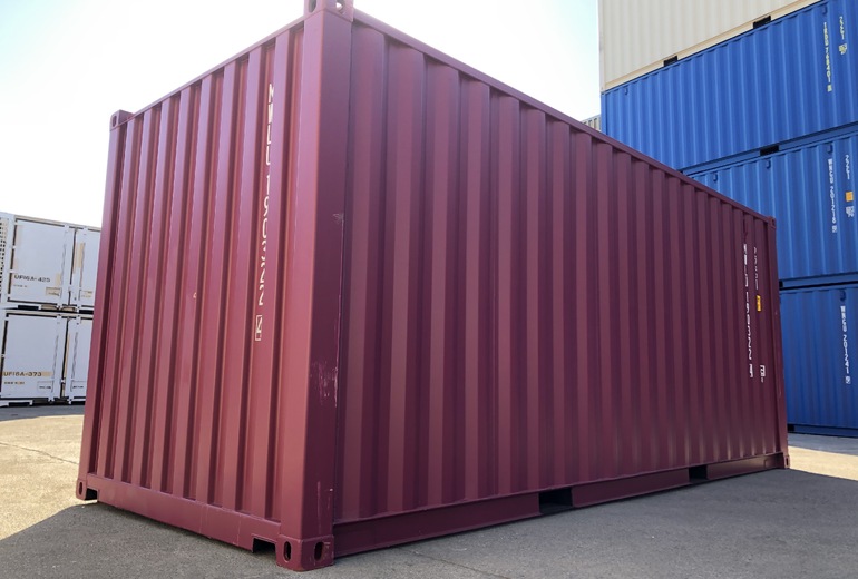 ☆先行予約受付中☆ 20Fコンテナ ☆新品☆ ワインレッド色 （ISO