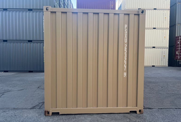 ☆先行予約受付中☆ 20Fコンテナ ★新品★ ダークベージュ色 （ISOコンテナ規格海上コンテナ） 1