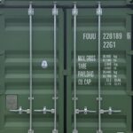 20Fコンテナ　新品（レシーダグリーン色）金武町納品 2