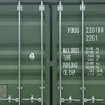 20Fコンテナ　新品（レシーダグリーン色）金武町納品 3