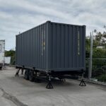 20Fコンテナ　新品（ダークグレー色）　豊見城納品 1