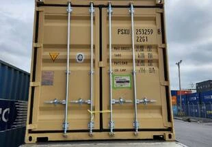 20Fコンテナ　新品（ベージュ色）　宮古島納品