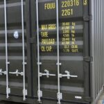 20F新品コンテナ　浦添市　アーミーグリーン色 1