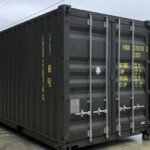 20F新品コンテナ　浦添市　アーミーグリーン色 2