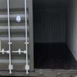 20F新品コンテナ　浦添市　アーミーグリーン色 4