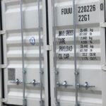 20F新品コンテナ　浦添市　ライトグレー色 2