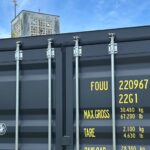 20F　新品コンテナ　南城市　ダークグレー色 1