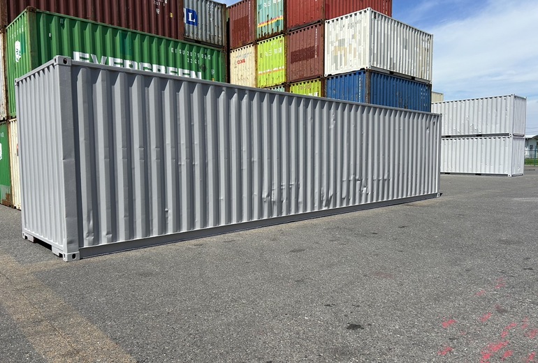 40Fコンテナ ★中古★ハイキューブ ライトグレー塗装 2