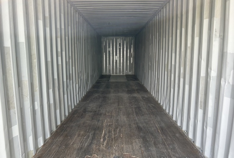 40Fコンテナ ★中古★ハイキューブ ライトグレー塗装 8