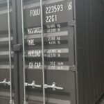 20F新品コンテナ　沖縄市　グレーブラウン色 1