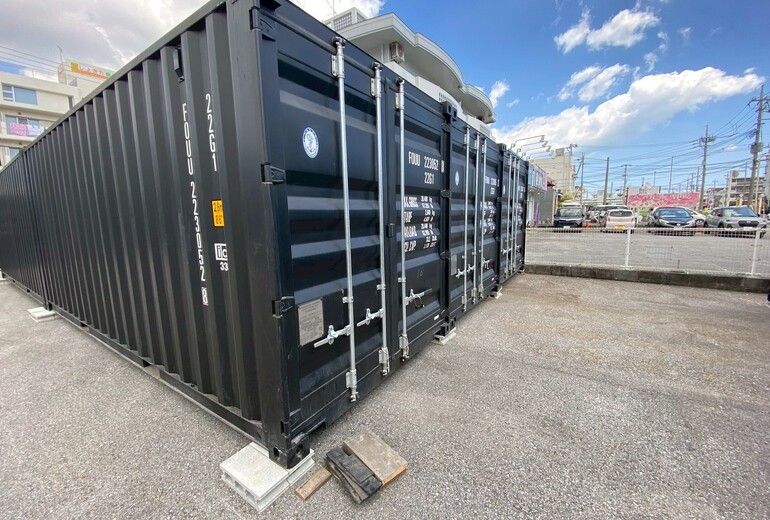 20F新品コンテナ　那覇市　ブラック色 1