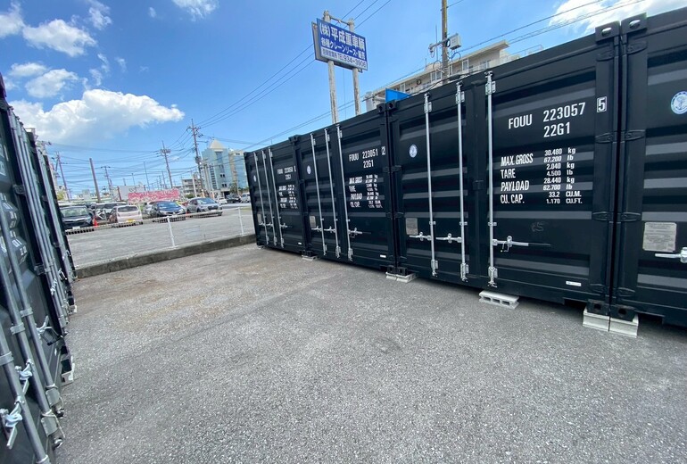 20F新品コンテナ　那覇市　ブラック色 2