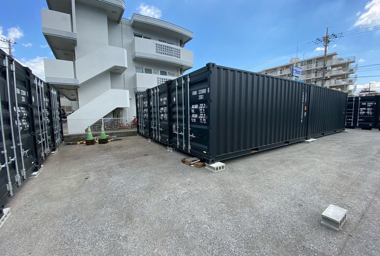 20F新品コンテナ　那覇市　ブラック色 5