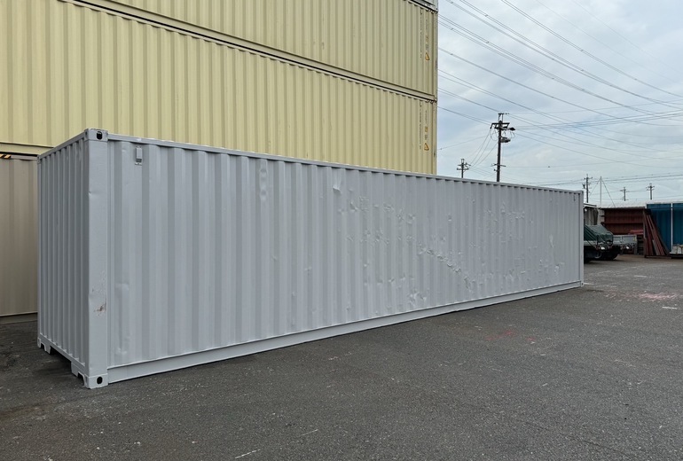 40Fコンテナ ★中古★ライトグレー塗装（ISOコンテナ規格海上コンテナ） 2