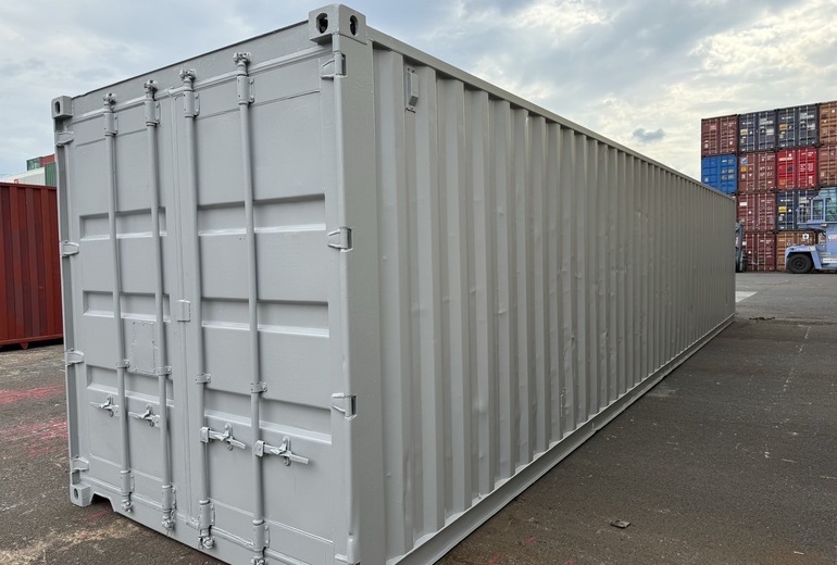 40Fコンテナ ★中古★ライトグレー塗装（ISOコンテナ規格海上コンテナ） 3