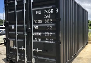 20F新品コンテナ　うるま市　ブラック色