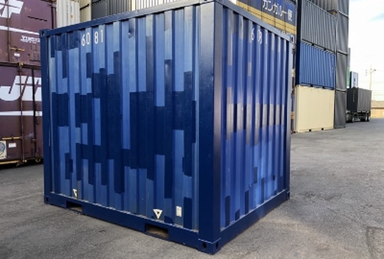 10Fコンテナ ★中古★ ライトグレー色 ☆在庫確認はお電話にて☆ 1