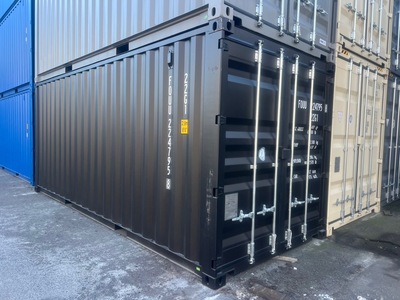 先行予約受付中♪20Fコンテナ ★新品★ ブラック色 （ISOコンテナ規格海上コンテナ） 1